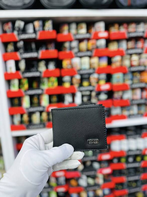 Toptan Metal Logolu Baskı Markalı Para Cüzdanı 