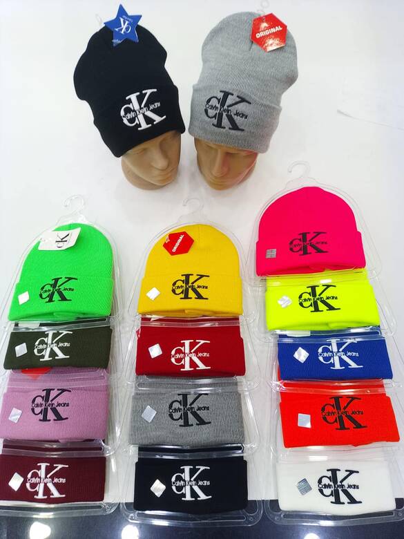 Toptan Nakışlı Yazılı Katlamalı Bay&Bayan Bere 