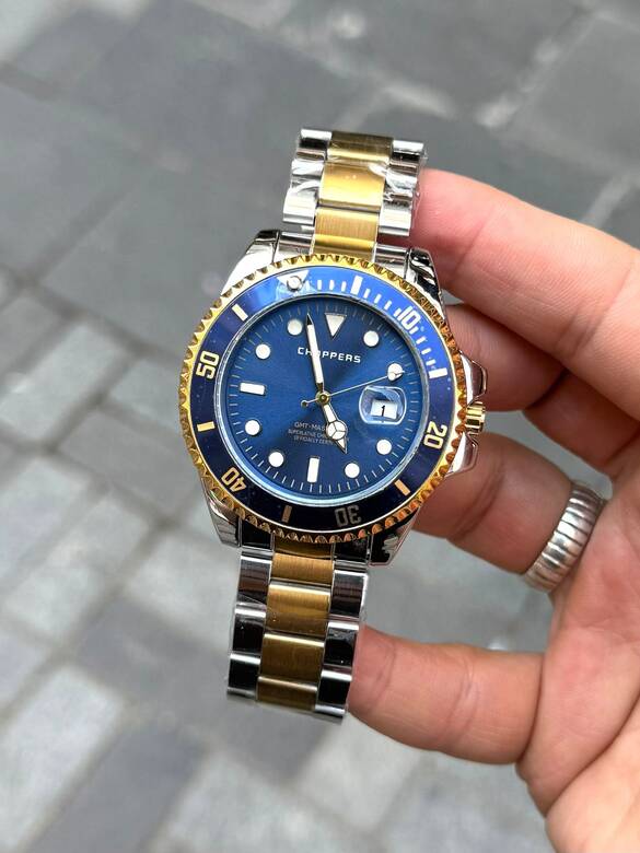 Toptan Rolex Kasa Takvimli Erkek Lüx Metal Kol SAATİ 