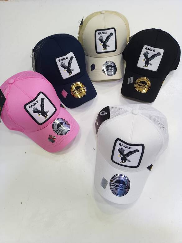 Toptan Safari Hayvan Figürlü Pamuklu Baskılı Lüx Şapka