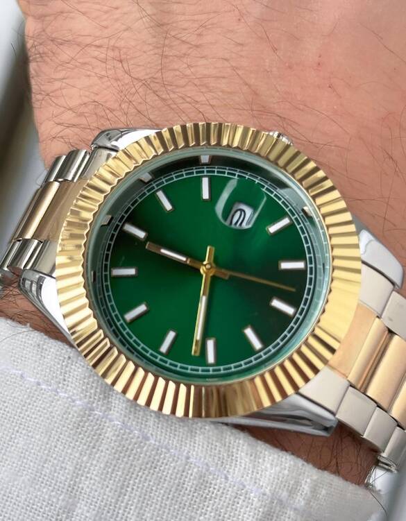 Toptan Takvimli Erkek Metal Lüx Saat 