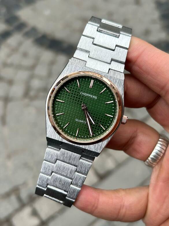 Toptan TİSSOD Modeli Choppers Yazılı Erkek Metal Saat 