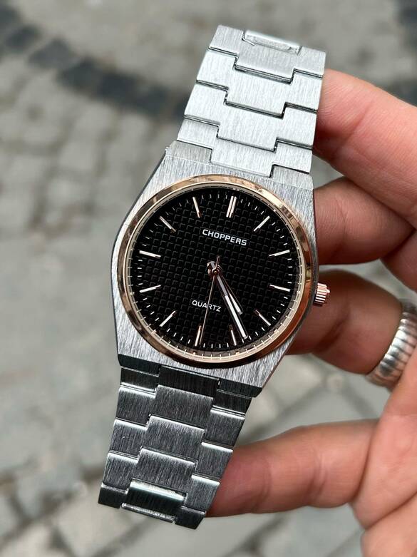Toptan TİSSOD Modeli Choppers Yazılı Erkek Metal Saat 