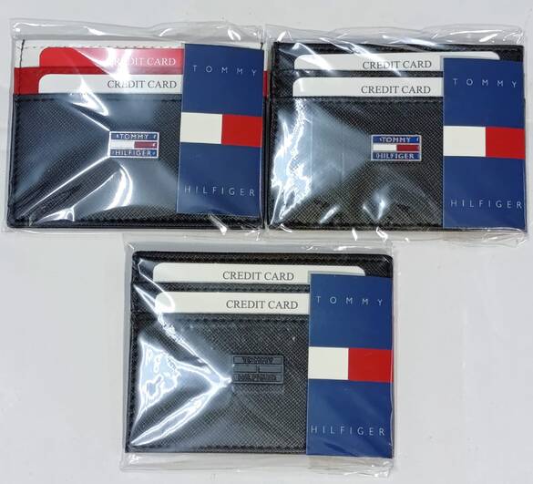 Toptan TOMMY HİLFİGER Metal Logo Amblemli Kartlık Cüzdan 