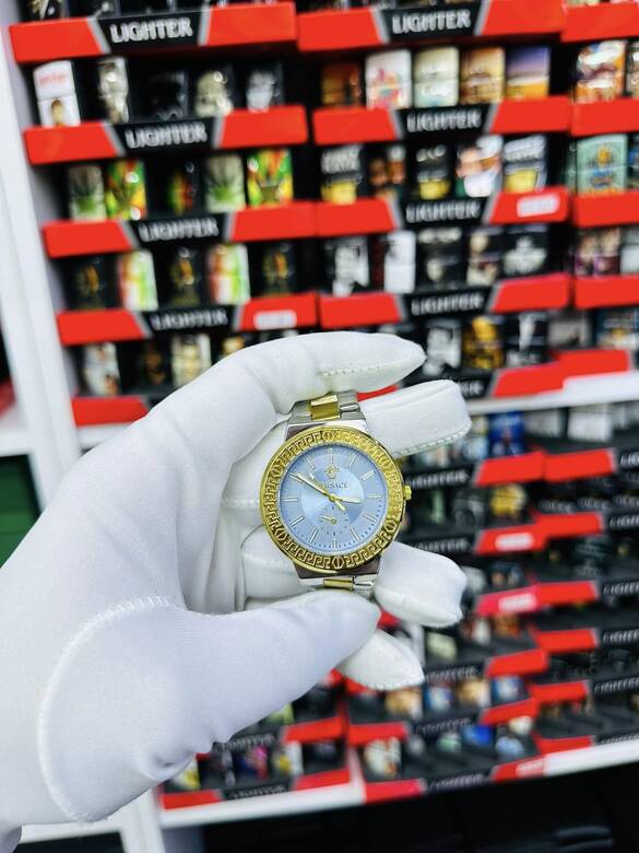 Toptan VERSACE Model Erkek Çelik Saat 