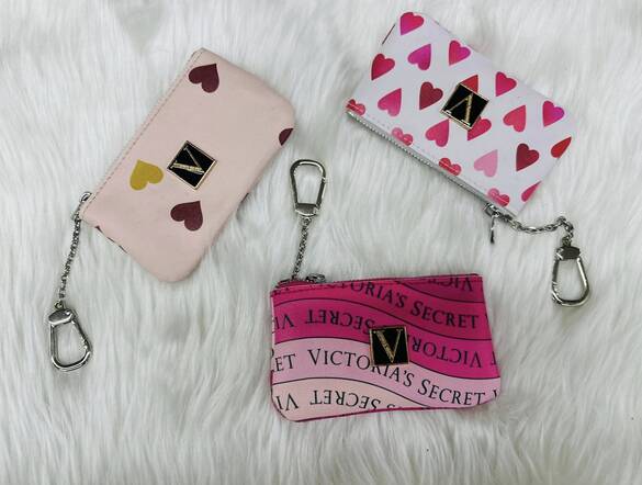 Toptan Victoria's SECRET Anahtarlık Aparatlı Bayan Cüzdanı 