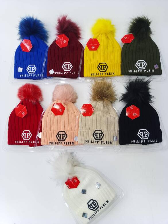 Toptan Yazılı Nakışlı Ponponlu Bayan Bere Mix Model